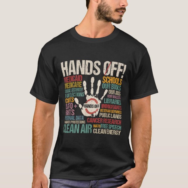 Camiseta Protesto de Mãos (Frente)