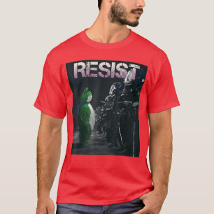 Camiseta Protesto de Sapo de Portland Resistir para Homens