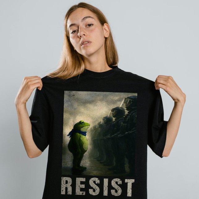 Camiseta Protesto do Sapo de Portland (Criador carregado)