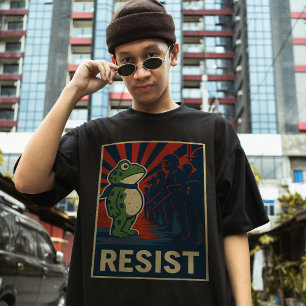 Camiseta Protesto do Sapo de Portland