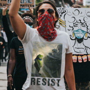 Camiseta Protesto do Sapo de Portland