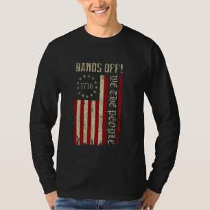 Camiseta Protesto Manos Off Segurança Social Resistir Salva