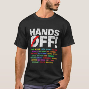 Camiseta Protesto Mão-de-Mão das Mulheres no Vombro
