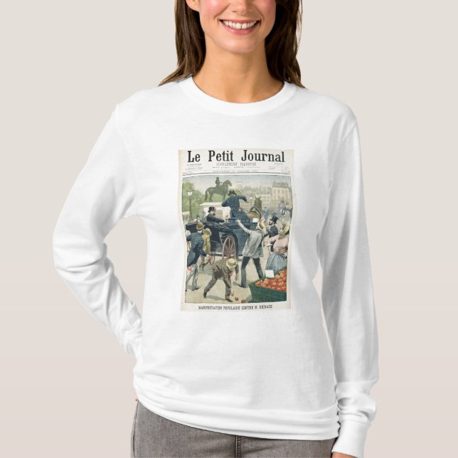 Camiseta Protesto popular contra Joseph Reinach (Frente)