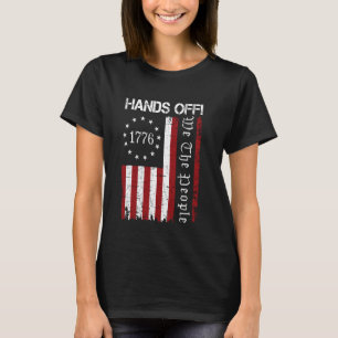 Camiseta Protesto Sem Interferência Nós Somos o Povo Bandei
