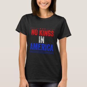 Camiseta Protesto Sem Reis na Bandeira da América Salva Dem