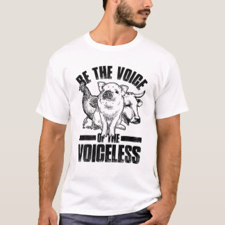 Camiseta Protesto Sobre Direitos Dos Animais É Voz Para Os