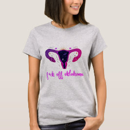 Camiseta Protesto Uterus Celestial do Aborto de Oklahoma