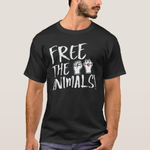 Camiseta Protesto Veggie Vegano Pelo Bem-Estar dos Animais