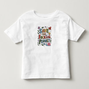 Camiseta Protetor Ambiental Fofo Salve o Planeta Ecoativist