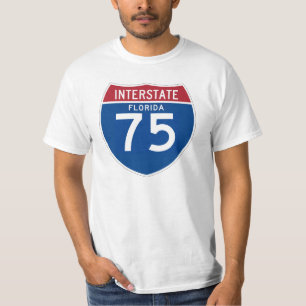 Camiseta Protetor da estrada nacional de Florida FL I-75 -