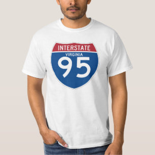 Camiseta Protetor da estrada nacional de Virgínia VA I-95 -