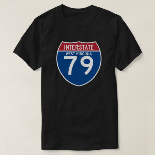 Camiseta Protetor da estrada nacional de West Virginia WV