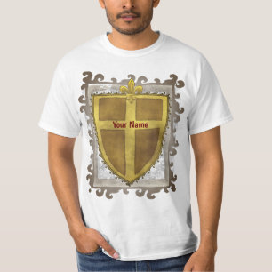 Camiseta Protetor da flor de lis da onda