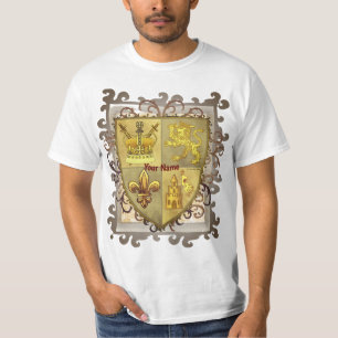 Camiseta Protetor da flor de lis do leão