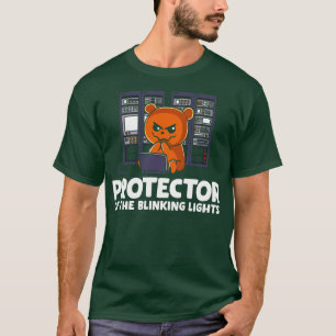 Camiseta Protetor da rede das luzes intermitentes