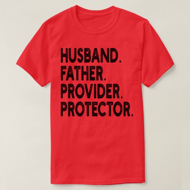 Camiseta protetor do fornecedor do pai de hus 1 (Frente do Design)