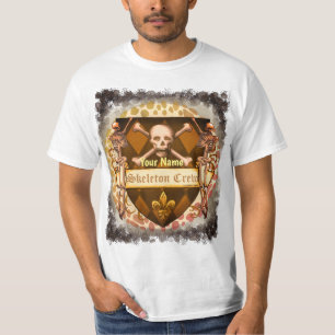 Camiseta Protetor do grupo de esqueleto
