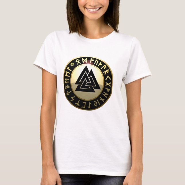 Camiseta Protetor do Rune de Valknut (Frente)