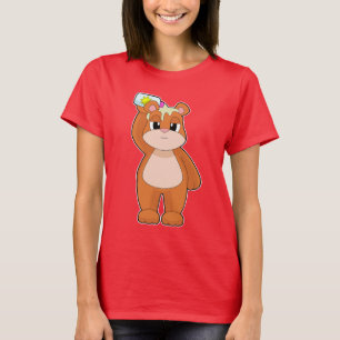 Camiseta Protetor Solar de Verão na Praia do Urso