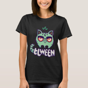 Camiseta Proto de Gato Verde