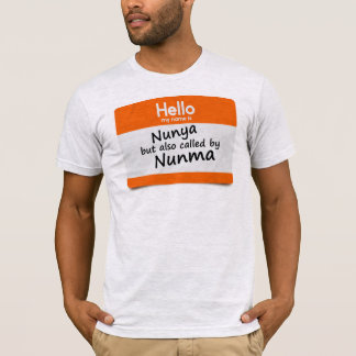 Camiseta Protocolo de Estacionamento de Golfe Meu Nome é Nu