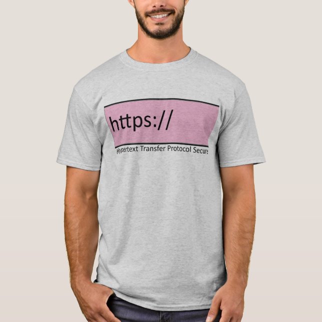 Camiseta protocolo de transferência de hipertexto https seg (Frente)