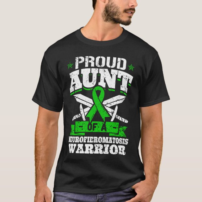 Camiseta Proud A Of A Neurofibromatosis Warrior retro (Frente)