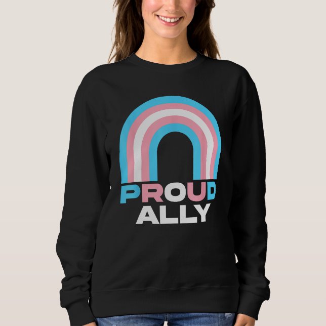 Camiseta Proud Ally Transgender Transsexual Trans Pride Men (Frente)