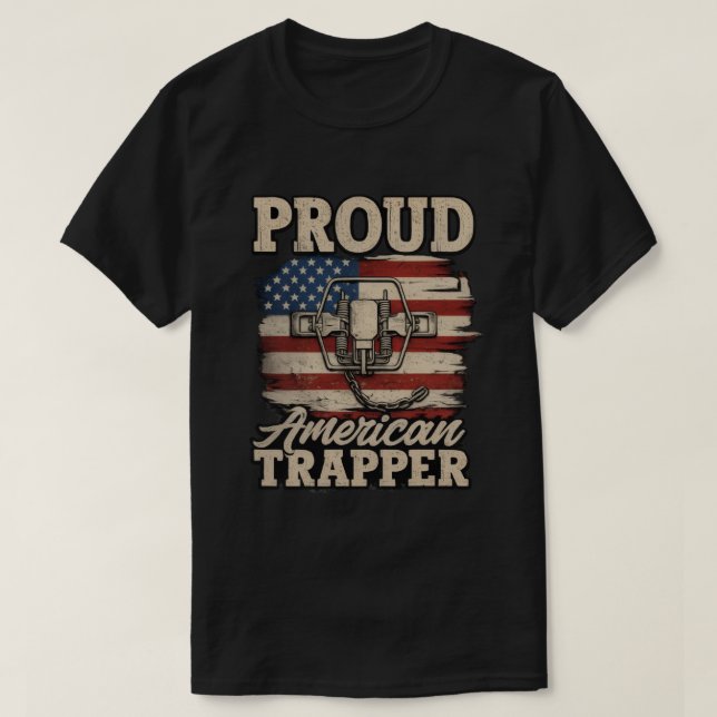 Camiseta Proud American Trapper Tee (Frente do Design)