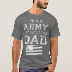 Camiseta Proud Army National Guard Dad  US Military Gift