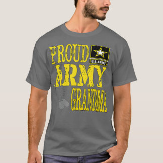 Camiseta Proud Armys Grandma  Military Pride (39) 