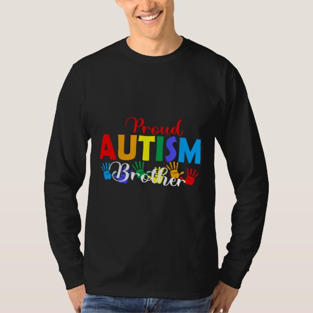 Camiseta Proud Autism Brother     (Frente)