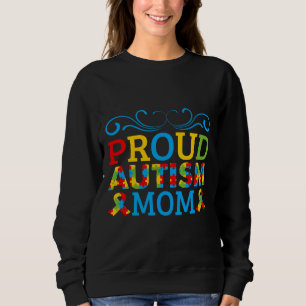 Camiseta Proud Autism Mom Puzzle Heart Autism Awareness