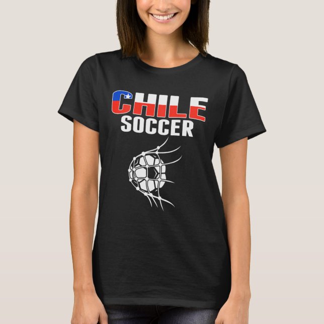 Camiseta Proud Chile Soccer Fans Jersey Support Chilean Foo (Frente)