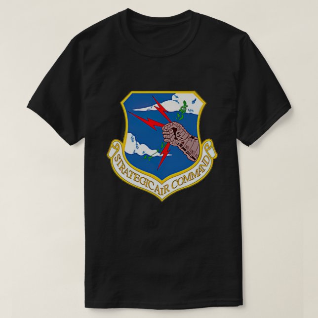 Camiseta Proud Comando Aéreo Estratégico Veteran Vintage Ve (Frente do Design)