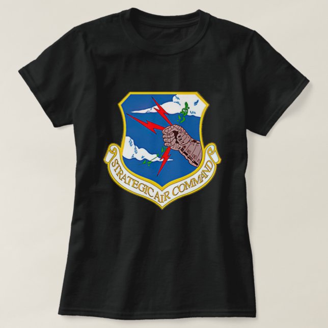 Camiseta Proud Comando Aéreo Estratégico Veteran Vintage Ve (Frente do Design)