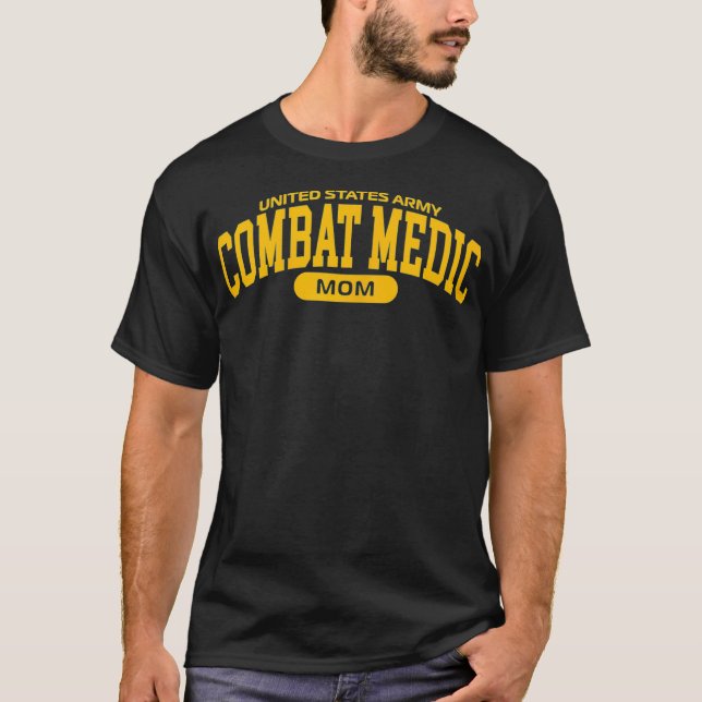 Camiseta Proud Combat Médico Mãe (Frente)