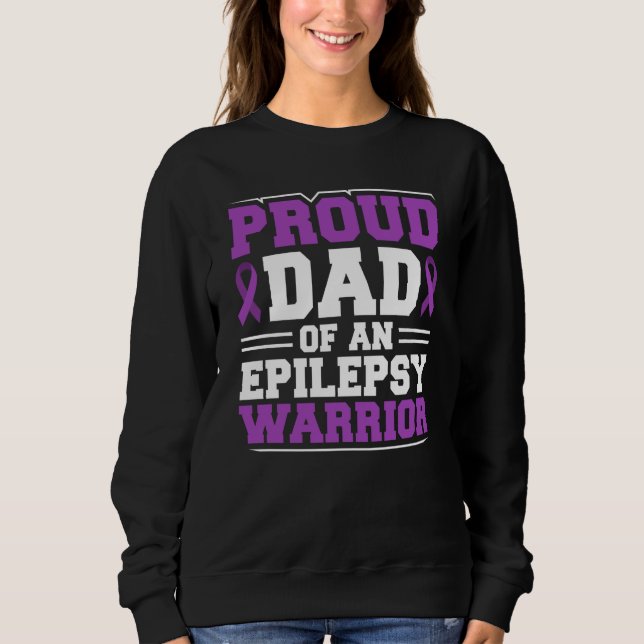 Camiseta Proud Dad Of An Epilepsy Warrior Epilepsy Awarenes (Frente)