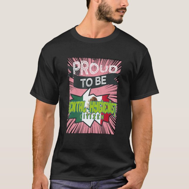 Camiseta Proud Dental Hygienist citizen Profession career w (Frente)