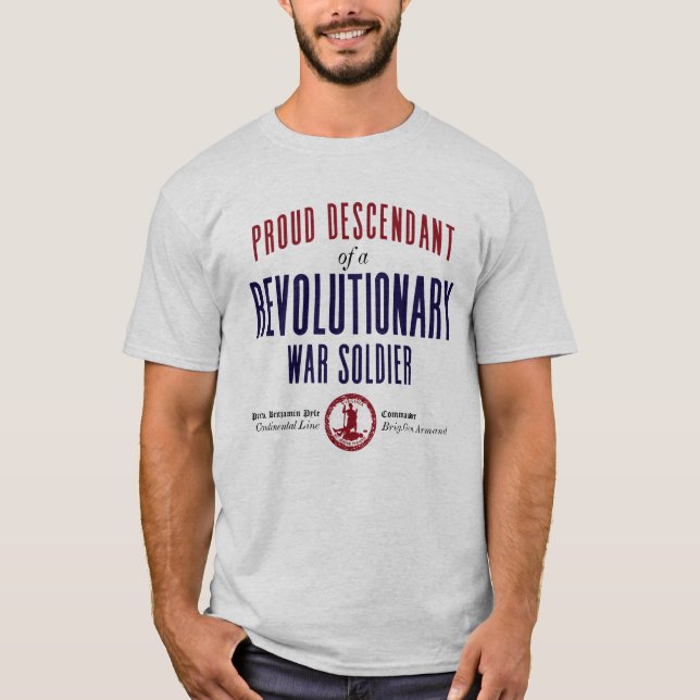 Camiseta Proud Descendente - Personalizado (Frente)