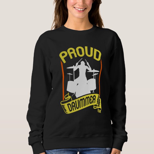 Camiseta Proud Drummer Drumming Intrument Drum (Frente)