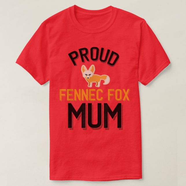 Camiseta Proud Fennec Fo Mãe (Frente do Design)