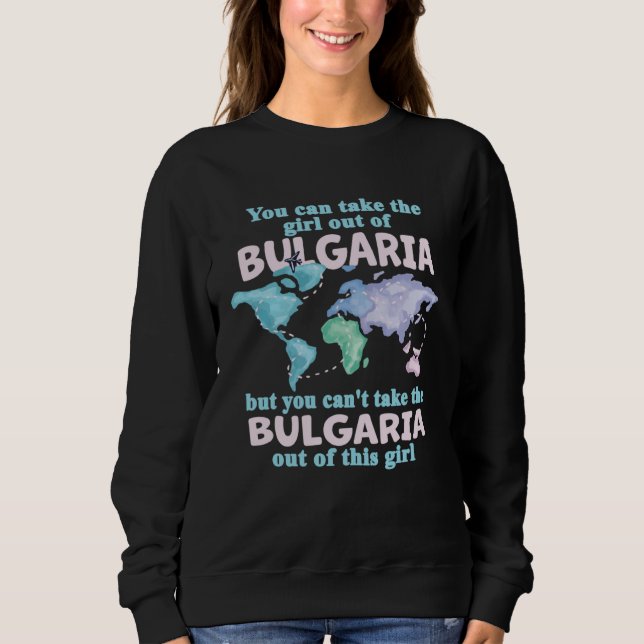 Camiseta Proud Girl From Bulgaria  Relocation From Bulgaria (Frente)