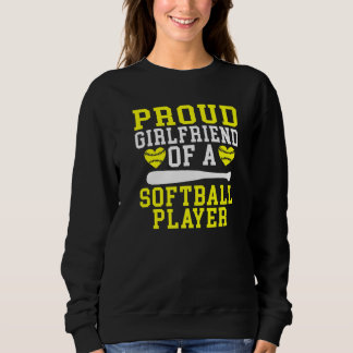 Camiseta Proud Girlfriend of a Softball Player Girlfriend