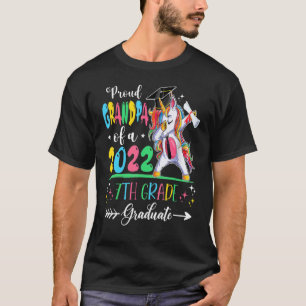 Camiseta Proud Grandpa Of A Class Of 2022 7th Grade Graduat