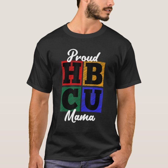 Camiseta Proud HBCU Mom Vintage (Frente)
