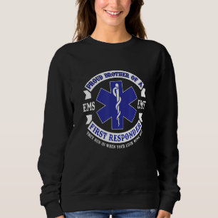 Camiseta Proud Irmão Primeiro Respondente EMS EMT Novelty G
