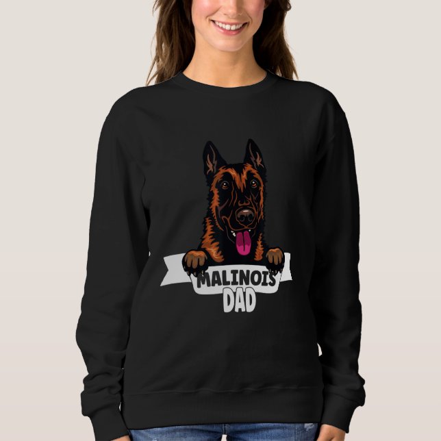 Camiseta Proud Malinois Dad   For All Malinois Dads (Frente)