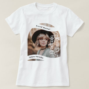 Camiseta PROUD MOM Classe de Foto do FORMANDO ESCOLAR 2025